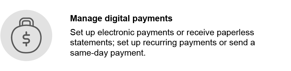 Manage Digital Payments